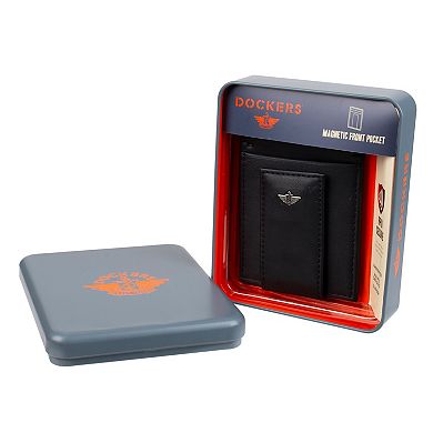Men's Dockers RFID-Blocking Slim Front-Pocket Wallet with Magnetic Money Clip