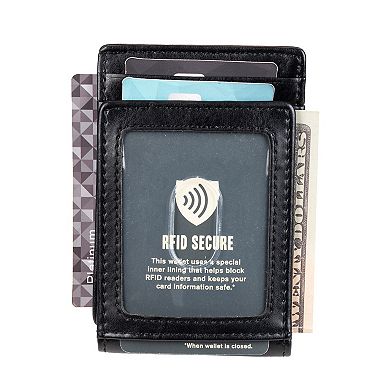 Men's Dockers RFID-Blocking Slim Front-Pocket Wallet with Magnetic Money Clip
