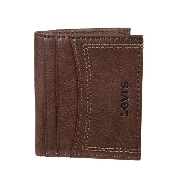 Men's Levi's® Brown RFID Slim Bifold Wallet