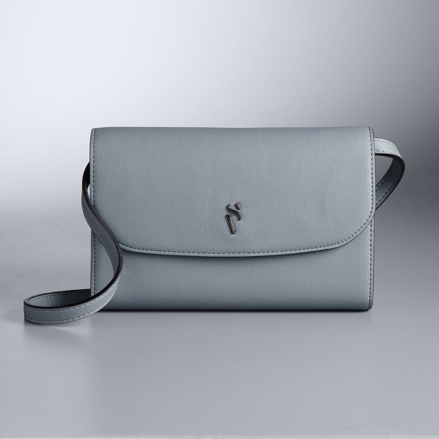 simply vera vera wang signature envelope crossbody bag