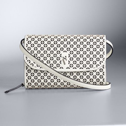 simply vera vera wang signature crossbody bag