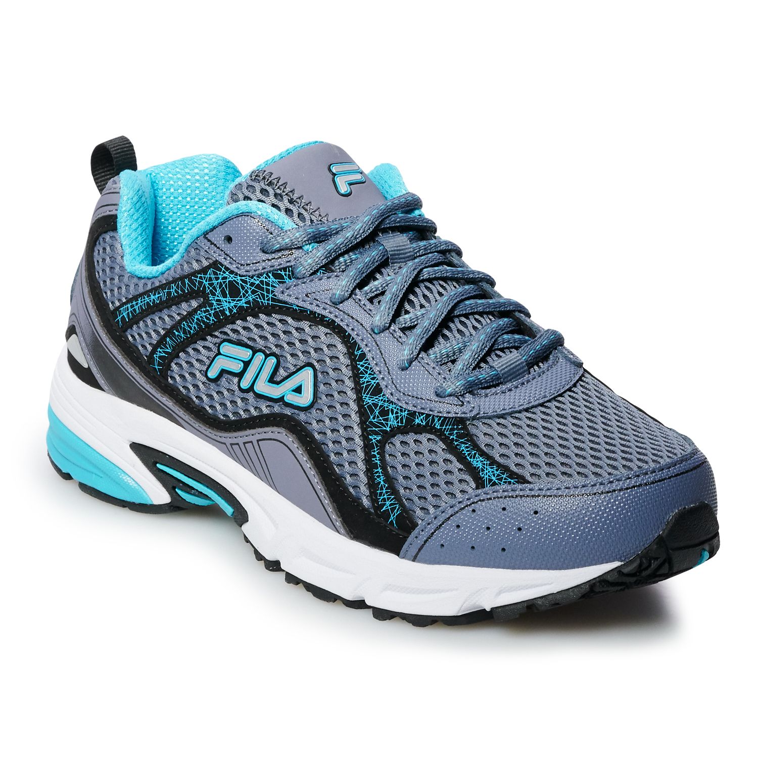 fila blue running shoes