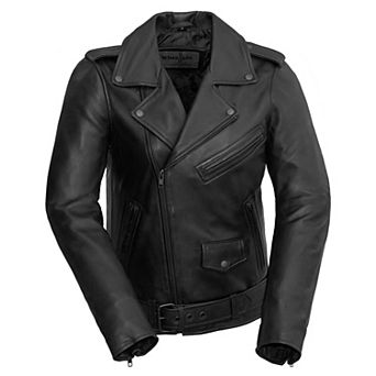 Women's Whet Blu Rebel Leather Motorcyle Jacket