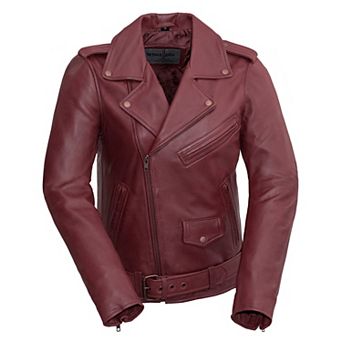 Women's Whet Blu Rebel Leather Motorcyle Jacket