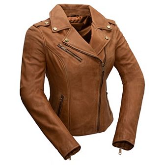 Women's Whet Blu Harper Asymmetrical Leather Jacket