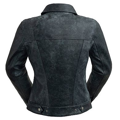 Women's Whet Blu Distressed Leather Jacket
