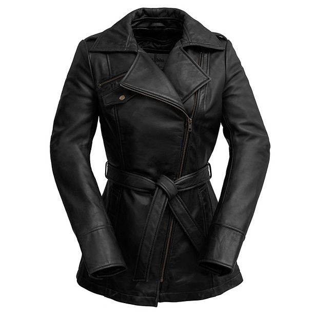 Womens leather hotsell coats on sale