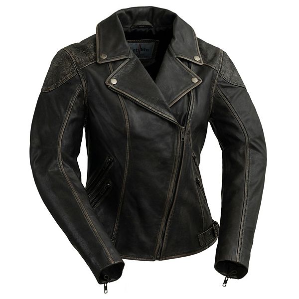 Distressed Leather Jacket