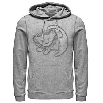 Men's Disney's The Lion King Simba Cave Painting Pullover Hoodie