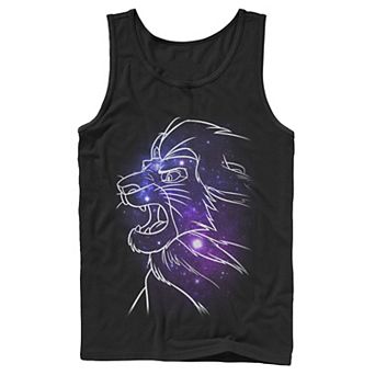 Disney's The Lion King Mufasa Men's Galaxies Tank Top