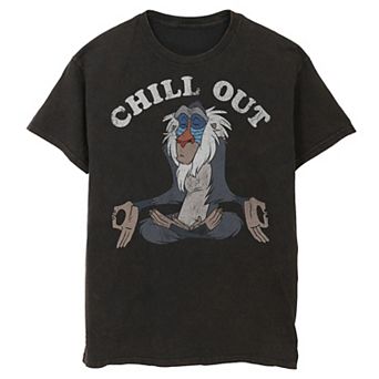 Disney's The Lion King Rafiki Men's Chill Out Meditation Tee