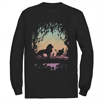 Disney's The Lion King Men's Gradient Jungle Trio Tee