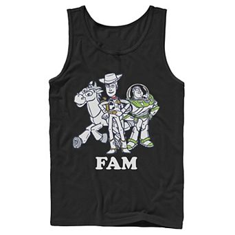 Disney / Pixar's Toy Story Buzz Lightyear and Woody Men's Family Tank Top
