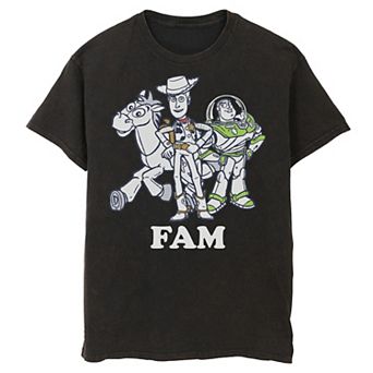 Disney / Pixar's Toy Story Buzz Lightyear & Woody Men's Family Tee