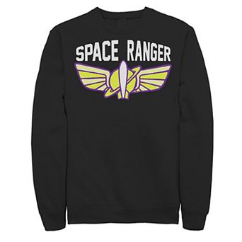 Disney / Pixar's Toy Story Buzz Lightyear Men's Space Ranger Star Command Logo Sweatshirt