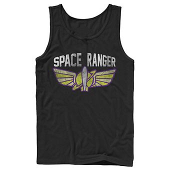 Disney / Pixar's Toy Story Buzz Lightyear Men's Space Ranger Star Command Logo Tank Top
