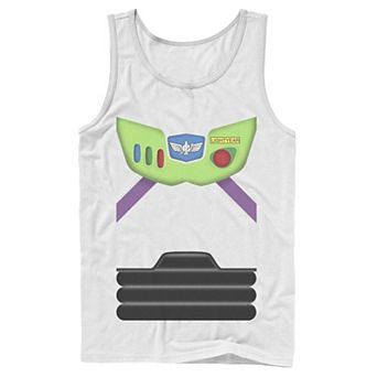 Mens Disney / Pixar Toy Story Buzz Lightyear Suit Costume Tank Top