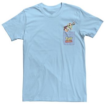 Disney / Pixar's Toy Story Buzz Lightyear and Woody Men's Pocket Tee