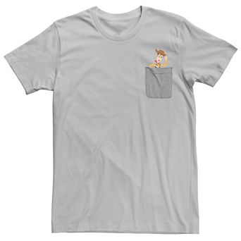 Disney / Pixar's Toy Story Woody Men's Faux Pocket Tee
