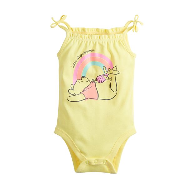 Disney's Winnie The Pooh Baby Girl Ruffle Tank Bodysuit by Jumping Beans®