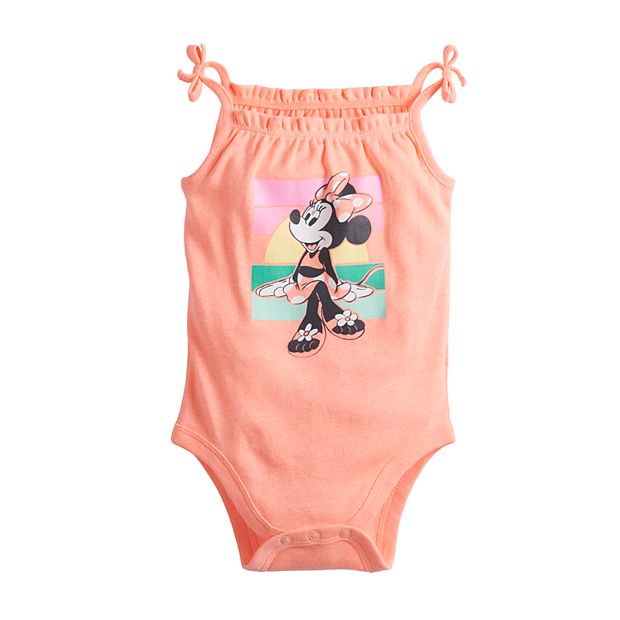 Disney's Minnie Mouse Baby Girl Ruffle Tank Bodysuit by Jumping Beans®