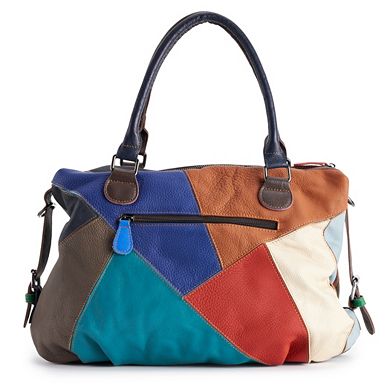 AmeriLeather Brien Leather Handbag