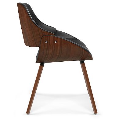 Simpli Home Malden Mid Century Modern Bentwood Dining Chair