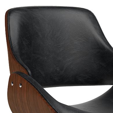 Simpli Home Malden Mid Century Modern Bentwood Dining Chair