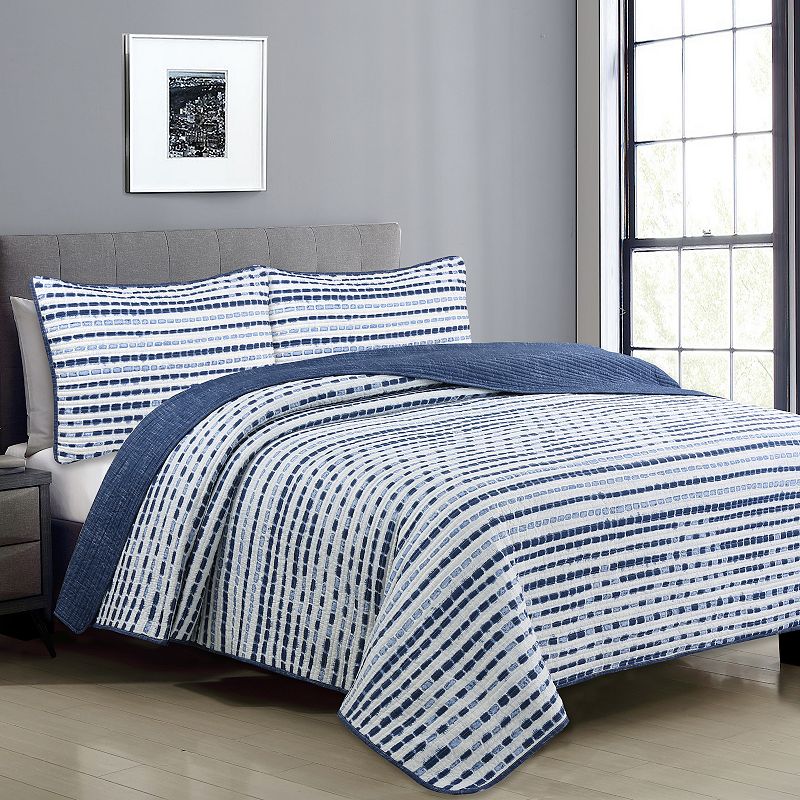 Nara Reversible King Quilt Set by Estate Collection