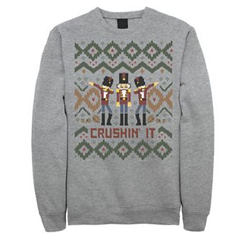 Men's Nut Cracker "Crushin' It" Christmas Sweatshirt