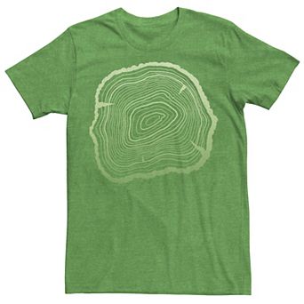 Men's Tree Cross Section Rings Sketch Tee