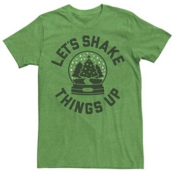 Men's "Let's Shake Things Up" Snow Globe Christmas Tee