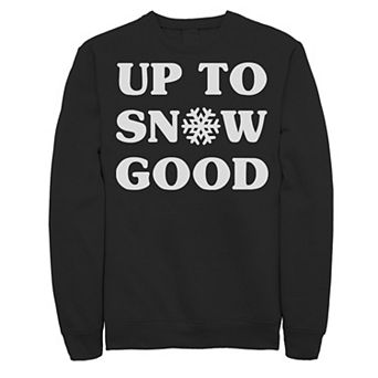 Men's Up To Snow Good Snowflake Christmas Sweater