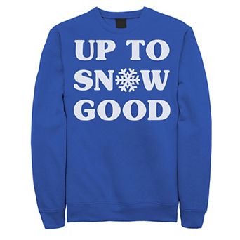 Men's Up To Snow Good Snowflake Christmas Sweater