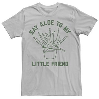 Men's Say Aloe To My Little Friend Plant Sketch Tee