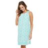 Women's Croft & Barrow® Pintuck Sleeveless Nightgown 