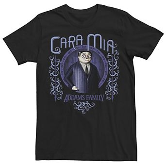 Men's The Addams Family Gomez Cara Mia Portrait Graphic Tee