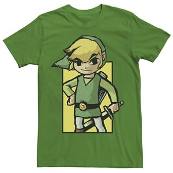 Men's Nintendo Link Waker Face Graphic Tee