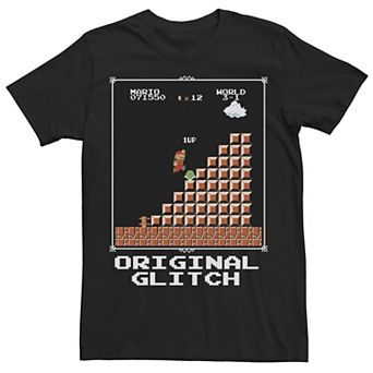 Men's Nintendo Og Glitch Graphic Tee