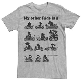 Men's Nintendo Mario Kart Other Rides Red Graphic Tee