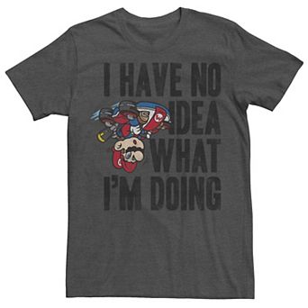 Men's Nintendo Mario Kart No Idea What I'm Doing Graphic Tee