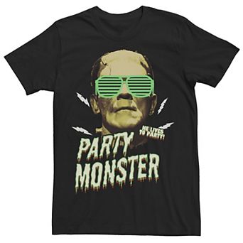 Men's Universal Monsters Frankenstein Party Monster Relives Graphic Tee