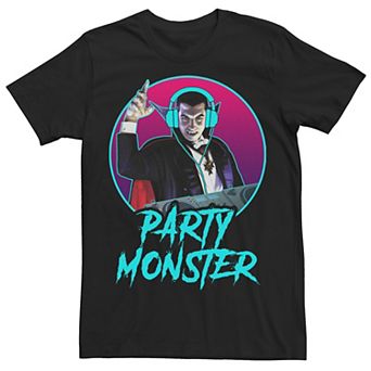 Men's Universal Monsters Dracula Party Monster DJ Tee