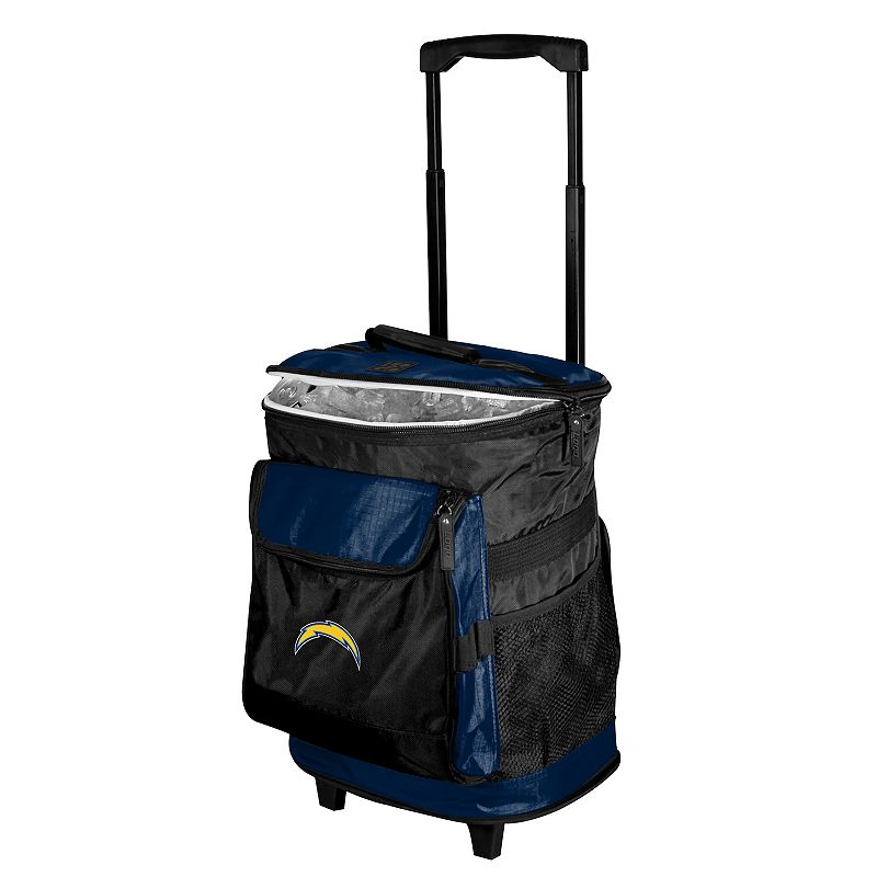 Los Angeles Chargers Rolling Cooler, Black