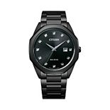 Citizen Eco-Drive Men's Corso Diamond Accent Black Ion-Plated Watch - BM7495-59G