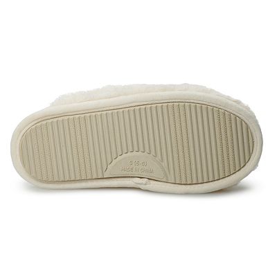 Women s LC Lauren Conrad Mama Llama Faux Fur Slippers
