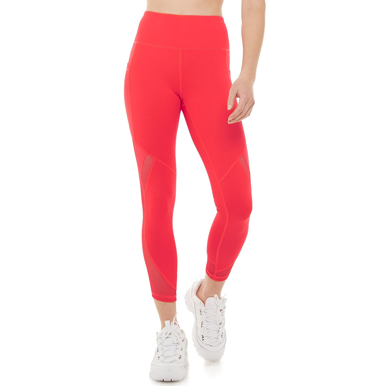 red fila leggings