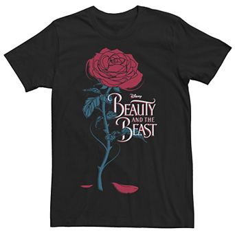 Disney's Beauty & The Beast Men's Wilting Rose Logo Tee