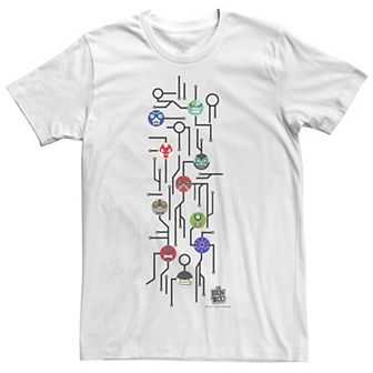 Men's Ben 10 Alien Map Tee