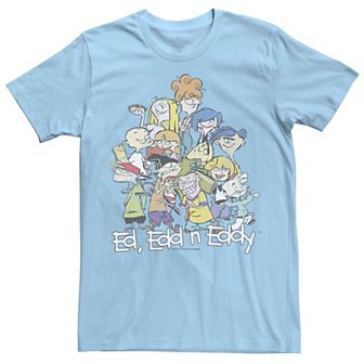 Men's Ed, Edd And Eddy Group Pile Graphic Tee